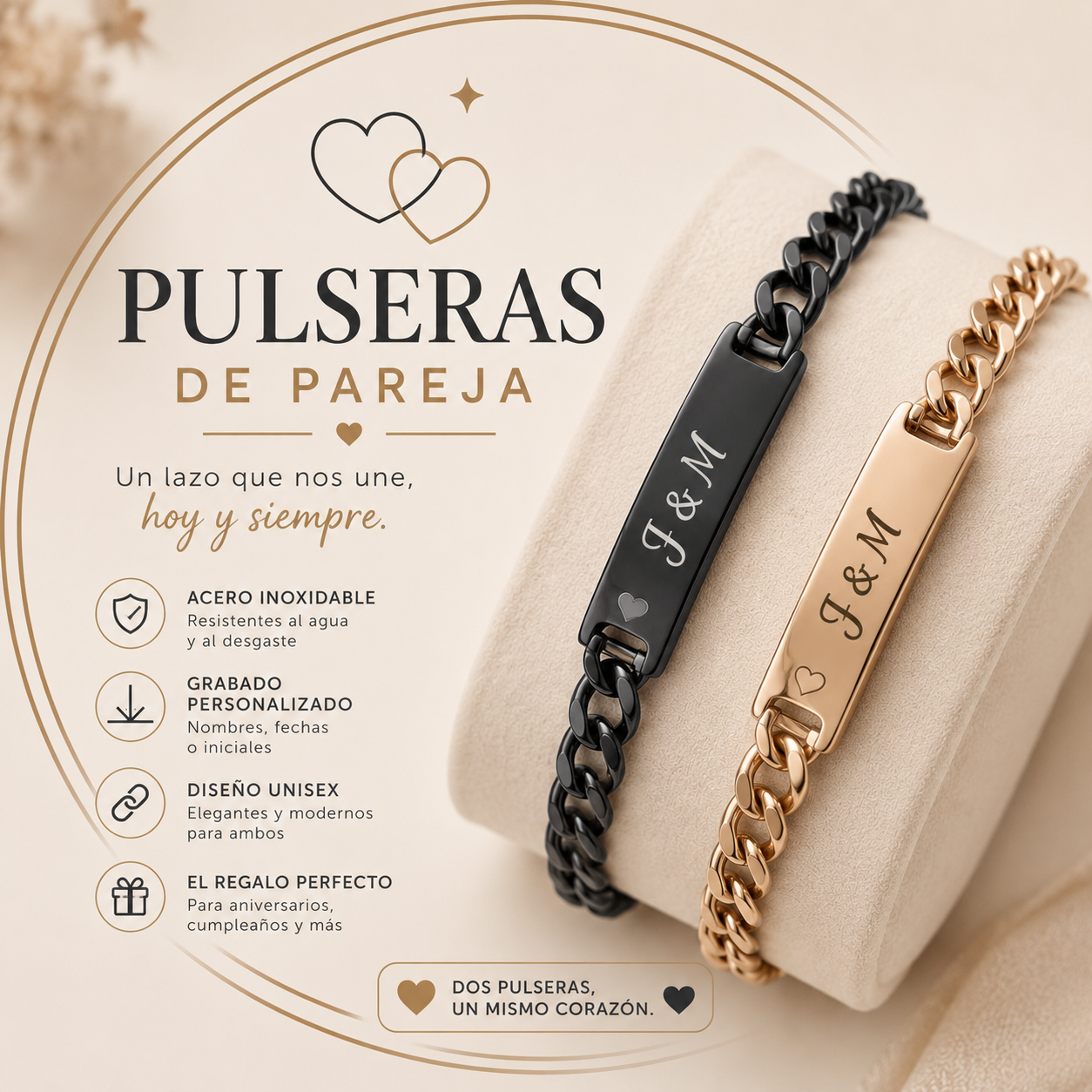 Pulseras de pareja